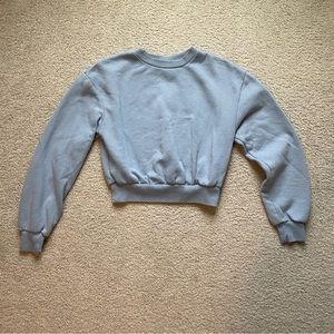 Cropped Blue Sweatshirt